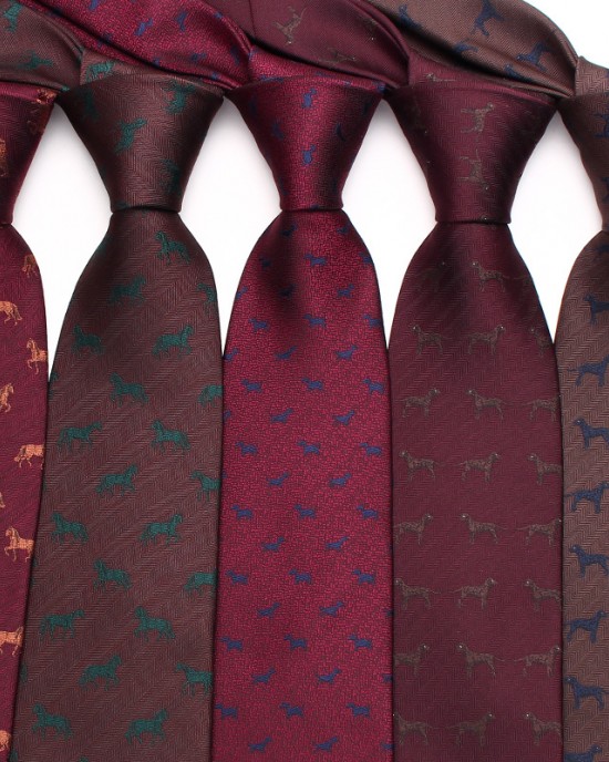 New retro animal pattern men's ties, 8cm polyester silk yarn-dyed, cut-out, hand-tied ties, wholesale New retro animal pattern men's ties, 8cm polyester silk yarn-dyed, cut-out, hand-tied ties, wholesale