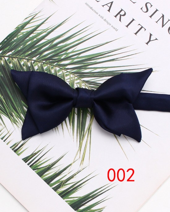 Lei'er new solid color double-layer bow tie, men's business fashion, British-style suit accessories, wedding bow tie in stock. Lei'er new solid color double-layer bow tie, men's business fashion, British-style suit accessories, wedding bow tie in stock.