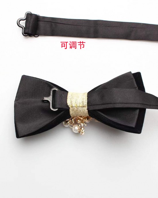Groom's wedding formal bow ties with diamond embellishments, Korean-style British red wedding bow ties wholesale Groom's wedding formal bow ties with diamond embellishments, Korean-style British red wedding bow ties wholesale