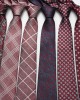 Neckties in stock, business-dyed men's professional formal polyester ties, 7cm wedding ties for grooms Neckties in stock, business-dyed men's professional formal polyester ties, 7cm wedding ties for grooms