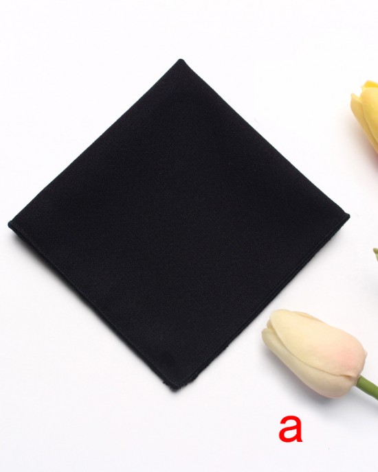 New men's suit pocket squares, striped retro and fashionable wool blend handkerchiefs, manufacturers in stock and wholesale