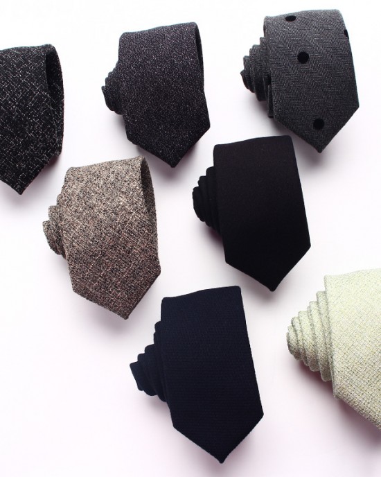 New Wool Blend 6cm Ties, Striped Plaid Ties for Men, Groomsmen Suit Shirt Accessories, Wholesale Ties New Wool Blend 6cm Ties, Striped Plaid Ties for Men, Groomsmen Suit Shirt Accessories, Wholesale Ties