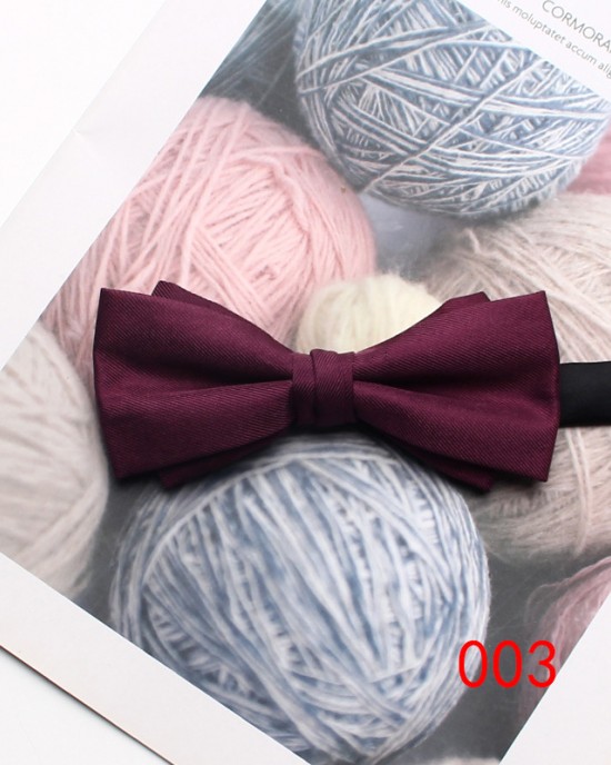 Lei'er men's silk groom's tie for wedding dress photography, Chinese-style personalized bow ties, fashionable burgundy bow ties in stock. Lei'er men's silk groom's tie for wedding dress photography, Chinese-style personalized bow ties, fashionable burgundy bow ties in stock.