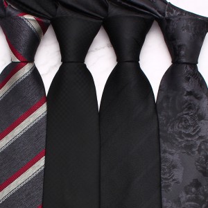 Lei'er spotted men's tie, retro geometric casual fashion tie, yarn-dyed polyester business tie, in stock from the manufacturer.