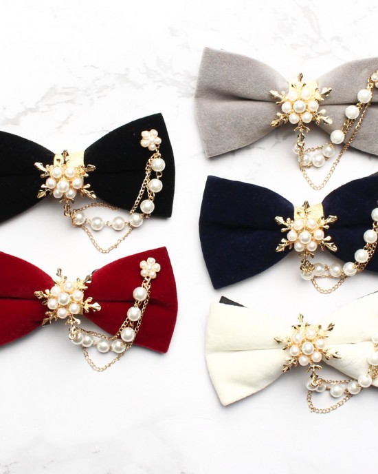 Groom's wedding formal bow ties with diamond embellishments, Korean-style British red wedding bow ties wholesale Groom's wedding formal bow ties with diamond embellishments, Korean-style British red wedding bow ties wholesale