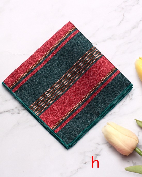 Whole-Stock Men's Formal Business Suit Pocket Squares, Striped Floral Chest Handkerchiefs, Small Party Handkerchiefs Whole-Stock Men's Formal Business Suit Pocket Squares, Striped Floral Chest Handkerchiefs, Small Party Handkerchiefs