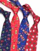 Leier new Christmas ties in stock for men and women, polyester ties in various colors.