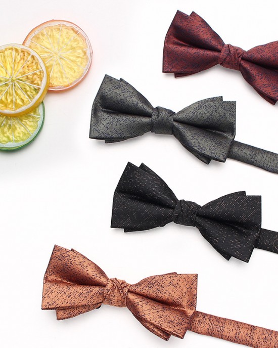 Lei'er men's Korean-style casual bow tie, polyester printed dark pattern bow tie, performance accessory, bow tie, Shengzhou manufacturer and wholesale. Lei'er men's Korean-style casual bow tie, polyester printed dark pattern bow tie, performance accessory, bow tie, Shengzhou manufacturer and wholesale.