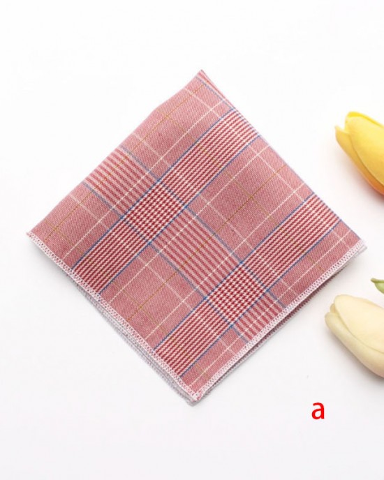 Cotton business formal suit pocket squares, men's plaid chest scarves, and small party handkerchiefs, available for wholesale. Cotton business formal suit pocket squares, men's plaid chest scarves, and small party handkerchiefs, available for wholesale.