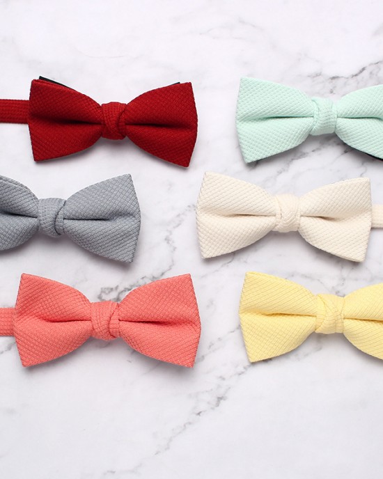 Leier in stock solid-color bow ties for men, knitted cotton bow ties for banquets and performances, and personalized bow ties for shirts and formal wear Leier in stock solid-color bow ties for men, knitted cotton bow ties for banquets and performances, and personalized bow ties for shirts and formal wear