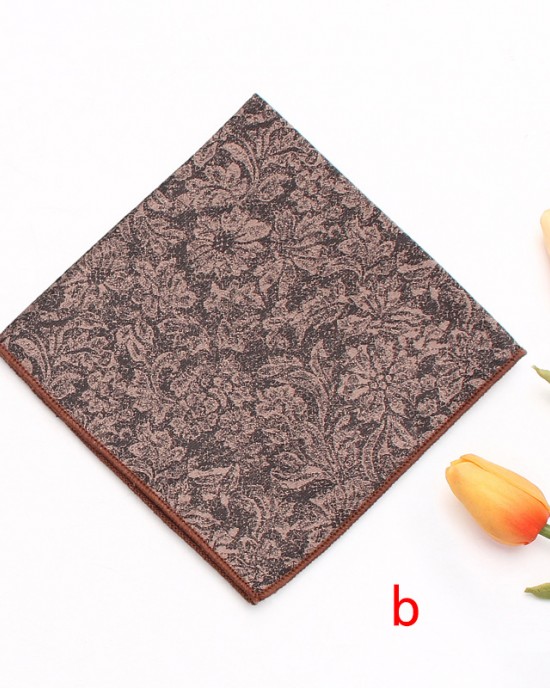 Lei'er formal business square, suit pocket square, patterned chest scarf, handkerchief, small party square accessory manufacturer, in stock