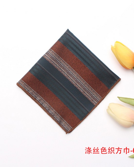 Lei'er men's wedding polyester silk square handkerchief, suit pocket square, multi-colored suit square, chest scarf, factory wholesale Lei'er men's wedding polyester silk square handkerchief, suit pocket square, multi-colored suit square, chest scarf, factory wholesale