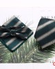 Men's tie sets, three-piece polyester striped tie, bow tie, and square handkerchief sets available Wholesale Suit Accessories Men's tie sets, three-piece polyester striped tie, bow tie, and square handkerchief sets available Wholesale Suit Accessories