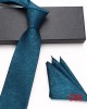Leier wholesale new polyester silk two-piece tie and square set, men's business and fashionable tie sets.
