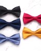 New Polished Solid Color Polyester Bow Ties for Men, Fashionable Suit Bow Ties, Groomsmen Wedding Bow Ties New Polished Solid Color Polyester Bow Ties for Men, Fashionable Suit Bow Ties, Groomsmen Wedding Bow Ties