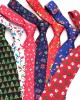 Leier new Christmas ties in stock for men and women, polyester ties in various colors.