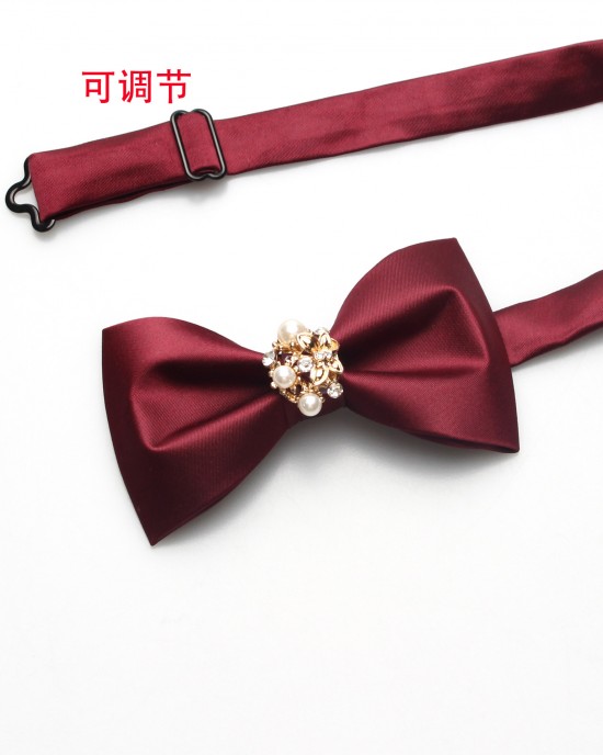 Fashionable solid-color bow ties for men's formal business banquets, groomsmen, wedding dress bows, flat-cut bow ties Fashionable solid-color bow ties for men's formal business banquets, groomsmen, wedding dress bows, flat-cut bow ties