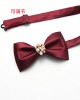 Fashionable solid-color bow ties for men's formal business banquets, groomsmen, wedding dress bows, flat-cut bow ties Fashionable solid-color bow ties for men's formal business banquets, groomsmen, wedding dress bows, flat-cut bow ties