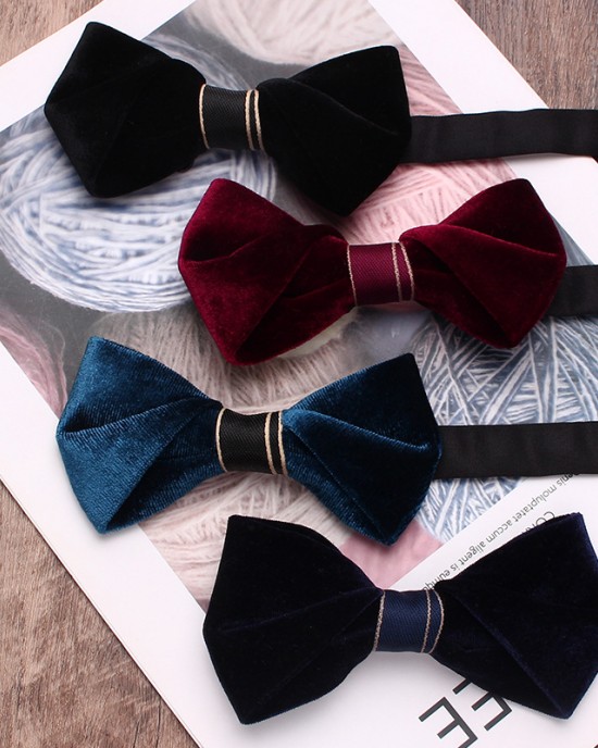 Lei'er ready-to-stock summer new velvet bow ties, personalized jacquard fashion bow ties, casual velvet bow ties. Lei'er ready-to-stock summer new velvet bow ties, personalized jacquard fashion bow ties, casual velvet bow ties.