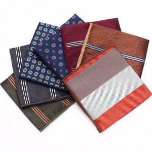Men's suit pocket squares, British-style retro plaid square handkerchiefs, wedding business suit handkerchiefs, manufacturer.