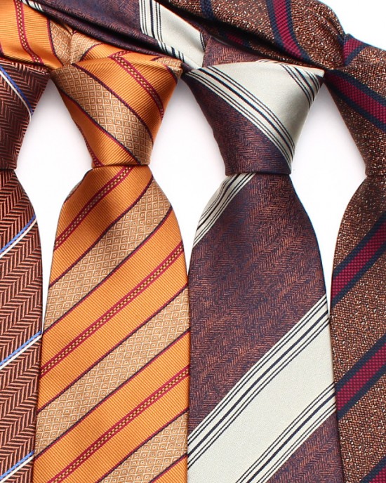 Lei'er new brown tie, 8cm men's business fashion polyester hand-tied tie in multiple colors. Lei'er new brown tie, 8cm men's business fashion polyester hand-tied tie in multiple colors.