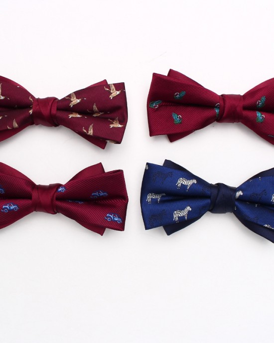 New striped colorblock double-layered bow ties, business-chic, British-style suit accessories, wedding bow tie manufacturers, wholesale New striped colorblock double-layered bow ties, business-chic, British-style suit accessories, wedding bow tie manufacturers, wholesale