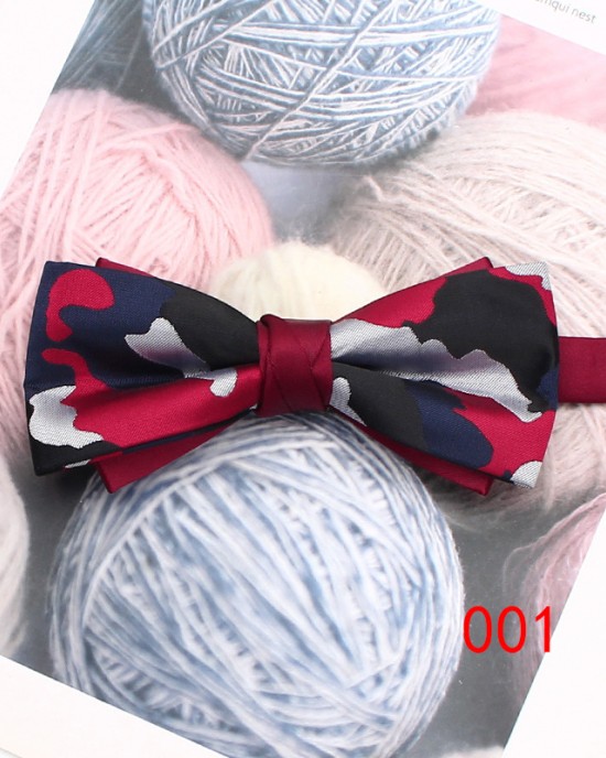 New striped colorblock double-layered bow ties, business-chic, British-style suit accessories, wedding bow tie manufacturers, wholesale New striped colorblock double-layered bow ties, business-chic, British-style suit accessories, wedding bow tie manufacturers, wholesale