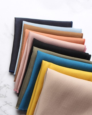 2025 men's suit pocket squares, solid-color wedding handkerchiefs, small squares, and chest towels are available.