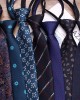 Blue business zipper ties, 8cm polyester casual jacquard casual tie, easy-pull tie manufacturers. Blue business zipper ties, 8cm polyester casual jacquard casual tie, easy-pull tie manufacturers.