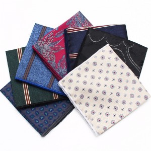 Men's suit pocket squares, British-style retro plaid square handkerchiefs, wedding business suit handkerchiefs, manufacturer.
