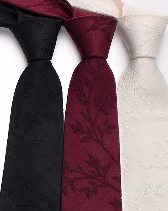 Lei'er polyester business suit ties, jacquard red series 7cm ties, new tie, manufacturer and wholesale Lei'er polyester business suit ties, jacquard red series 7cm ties, new tie, manufacturer and wholesale