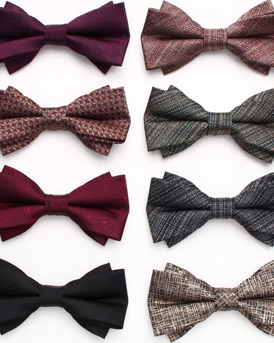 Lei'er men's wedding bow ties, groom's tuxedo shoots, personalized bow ties, fashionable paisley flower accessories, bow tie manufacturers Lei'er men's wedding bow ties, groom's tuxedo shoots, personalized bow ties, fashionable paisley flower accessories, bow tie manufacturers