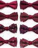 Leier, in stock, men's red wedding bow ties, tie flowers, casual bow ties for groomsmen, business bow ties Leier, in stock, men's red wedding bow ties, tie flowers, casual bow ties for groomsmen, business bow ties