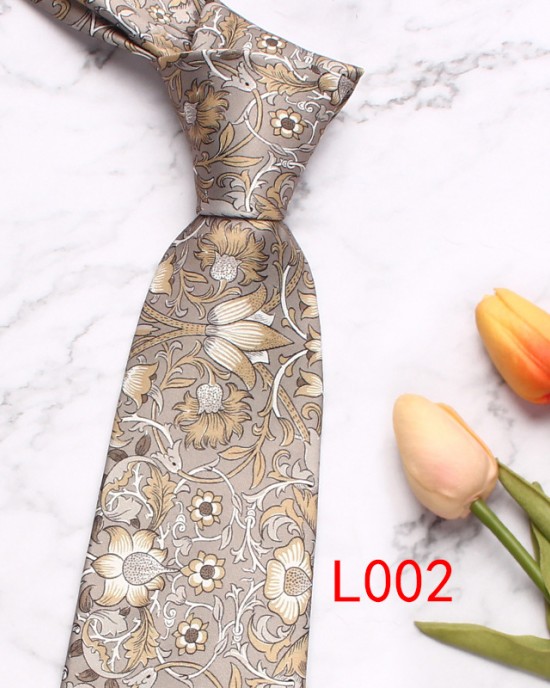 Leier, in stock, men's printed tie, peacock floral tie, Korean-style paisley pattern wedding groom tie manufacturer Leier, in stock, men's printed tie, peacock floral tie, Korean-style paisley pattern wedding groom tie manufacturer