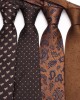 Lei'er new brown men's business stylish polyester hand-tied ties in multiple colors, available from tie manufacturers. Lei'er new brown men's business stylish polyester hand-tied ties in multiple colors, available from tie manufacturers.