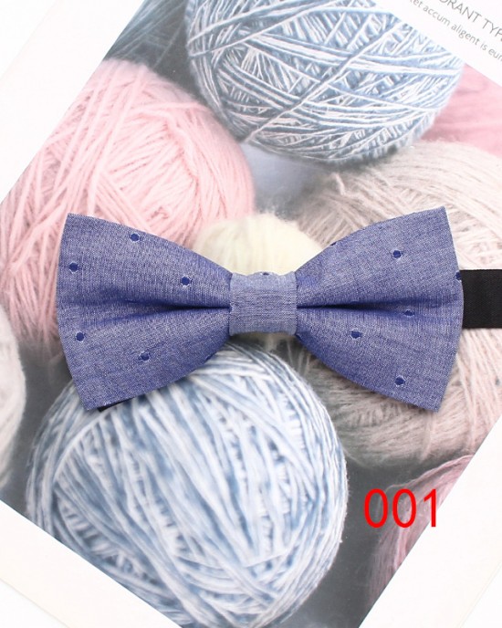 Leier striped cotton bow ties, simple and stylish bow ties, men's casual bow ties, bow flowers, manufacturer Leier striped cotton bow ties, simple and stylish bow ties, men's casual bow ties, bow flowers, manufacturer