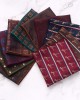 Men's formal squares, business wedding actor suit squares, polyester burgundy patterned pocket scarves, manufacturer