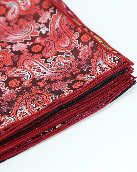 Shengzhou pocket squares, suit pocket squares, red embroidered business handkerchiefs for groomsmen and groomsmen, pocket squares Shengzhou pocket squares, suit pocket squares, red embroidered business handkerchiefs for groomsmen and groomsmen, pocket squares