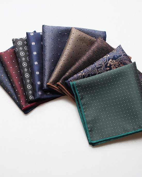 2025 new British retro pattern pocket square handkerchiefs, men's suit pocket squares, handkerchiefs, Korean-style dress chest scarves