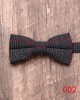 Striped groomsmen bow ties for men, Korean-style cotton printed bow ties for weddings, formal business casual bow ties