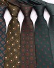 New green series men's business ties, retro and fashionable striped paisley polyester hand-tied ties, wholesale