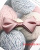 2025 new pink textured bow ties for men and women, polyester yarn-dyed, fashionable and versatile bow ties, manufacturer in stock in Shengzhou