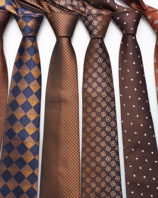 Men's polyester yarn-dyed casual tie 8cm, brown series, casual and versatile shirt tie, in stock for wholesale. Men's polyester yarn-dyed casual tie 8cm, brown series, casual and versatile shirt tie, in stock for wholesale.