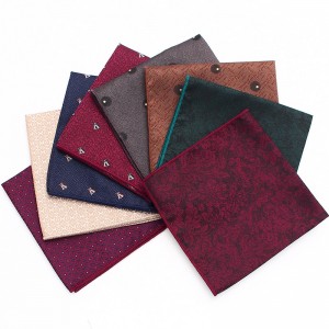Lei'er formal business square, suit pocket square, patterned chest scarf, handkerchief, small party square accessory manufacturer, in stock