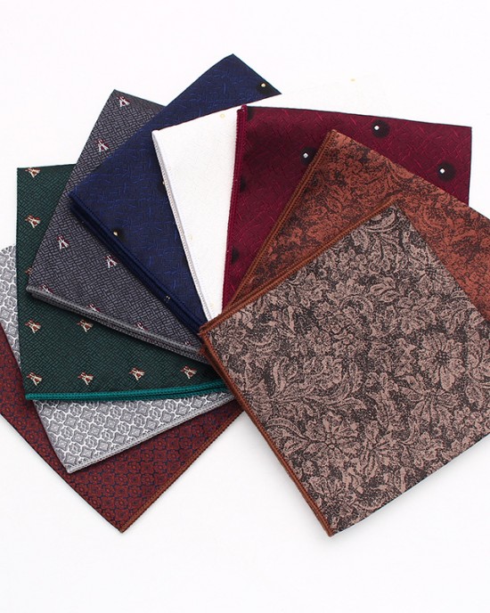 Lei'er formal business square, suit pocket square, patterned chest scarf, handkerchief, small party square accessory manufacturer, in stock
