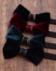 Lei'er ready-to-stock summer new velvet bow ties, personalized jacquard fashion bow ties, casual velvet bow ties. Lei'er ready-to-stock summer new velvet bow ties, personalized jacquard fashion bow ties, casual velvet bow ties.