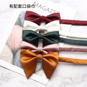 Men's bow ties, Korean-style casual bow oxtail bow ties for tuxedos. Groom and groomsmen's suits, shirts, and bow ties