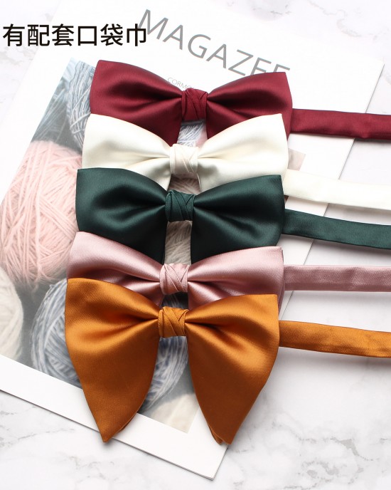 Men's bow ties, Korean-style casual bow oxtail bow ties for tuxedos. Groom and groomsmen's suits, shirts, and bow ties