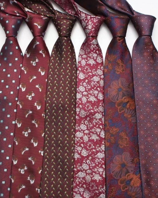 Wholesale men's 8cm business formal polyester silk ties. Men's suits and ties, casual red party ties Wholesale men's 8cm business formal polyester silk ties. Men's suits and ties, casual red party ties