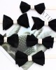 Leier men's black and white bow ties, British-style square scarves, professional wedding and banquet bow ties, pocket scarves, manufacturer Leier men's black and white bow ties, British-style square scarves, professional wedding and banquet bow ties, pocket scarves, manufacturer